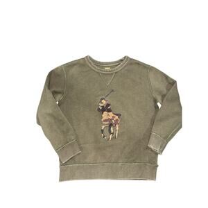 Size 5 Ralph Lauren boys Green sweater